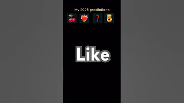 My 2025 Prediction 