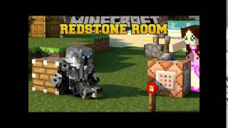 Minecraft: WACKY REDSTONE ROOM - 10 HIDDEN BUTTONS - Custom Map