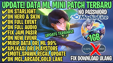 Data ML Full Event 1Gb Patch Revamp Terbaru | Size Ml Kecil | Cara Mengatasi Lag & Patah Patah