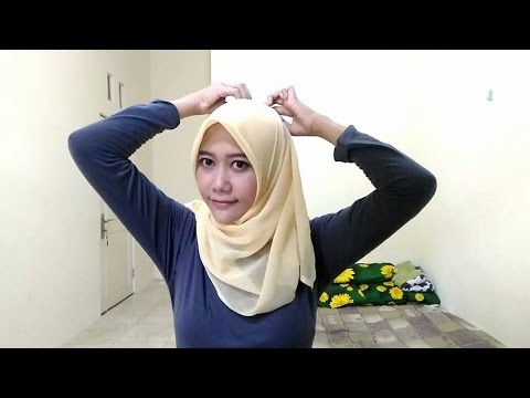 1 Tutorial Hijab  Cara Pakai Jilbab Segi Empat Paris yang Simple  YouTube