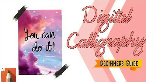 How to: Calligraphy in Autodesk Sketchbook - Beginners Guide|Ph
