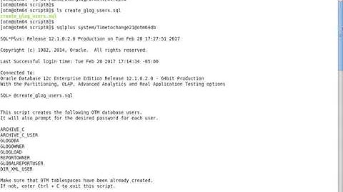 OTM 6.4.2 Installation Guide (Oracle Linux 6.3) - Part 21 - Create OTM Users