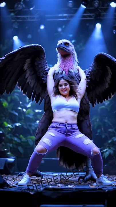 A Woman Dances with a Vulture on AGT – Shocking Performance Stuns Judges! #agt #dance #deepface