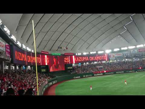 2022/08/13 広島対巨人 スタメン発表 巨人スタメン