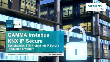 003 Siemens KNX IP Secure Neues ETS Projekt
