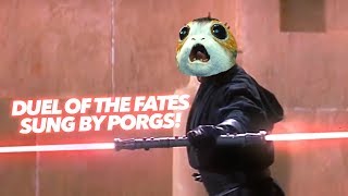 Duel Of The PORGS  Made With Porg Sounds!