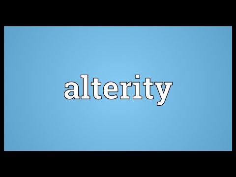 Alterity Meaning