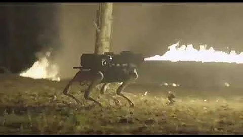 Throwflame unveils robot dog Thermonator with flamethrower attached