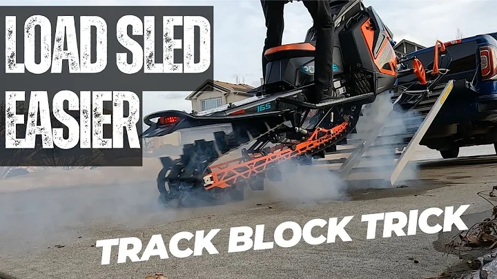 Load Sled with this Block Trick! \\ Easier to Get Ramp in and Out