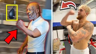 *NEW* Mike Tyson vs. Jake Paul SIDE BY SIDE Training Comparison (PADS, HEAVY BAG, STRENGTH)