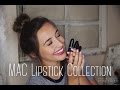 MAC Lipstick Collection + Lip Swatches | Kristin Lauria