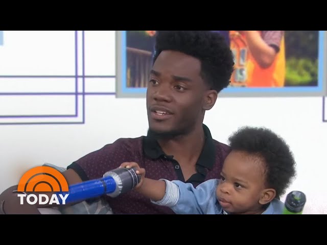 Meet The Babbling Baby And Dad Behind That Adorable Viral Video | TODAY class=