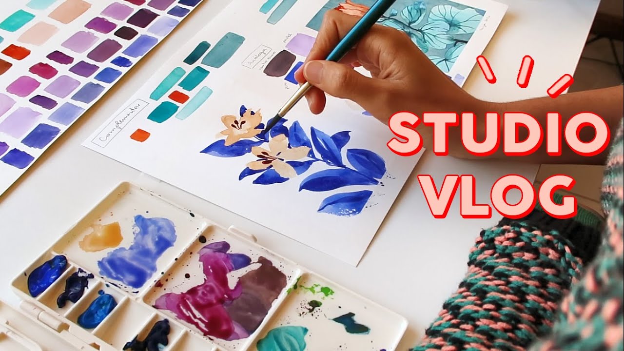 MATERIAIS + ESTUDOS CORES | Clube da Aquarela