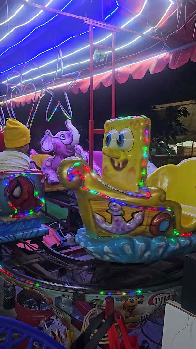 Adik naik odong-odong Spiderman💯❤️‼️