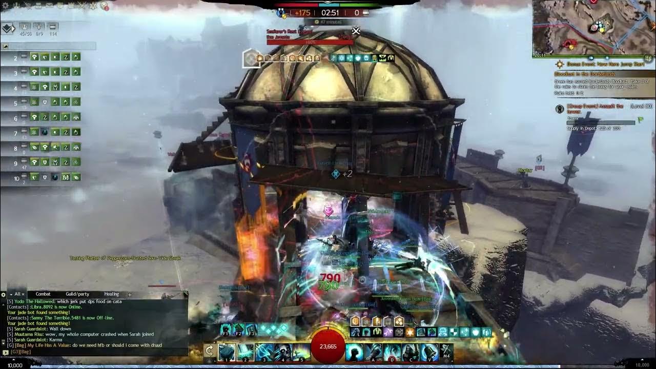 GW2 WvW Gandara [Bag] Guild Raid 2023 12 04 Guardian perspective YouTube