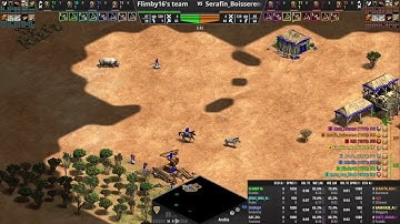 age of empires 2 - boar lure and deer push same time no idle time
