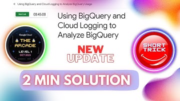 Using BigQuery and Cloud Logging to Analyze BigQuery Usage | #GSP617 | #shorttrick #arcade