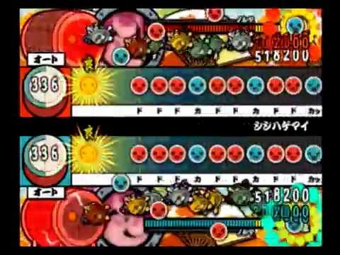 【太鼓の達人 CS5】シシハゲマイ（おに・2人用譜面）【オート動画】