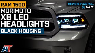 20092018 RAM 1500 Morimoto XB LED Headlights; Black Housing Review & Install