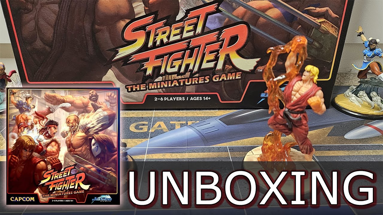 Jeu De Plateau Street Fighter The Miniatures - édition Kickstarter Honda, Occasion