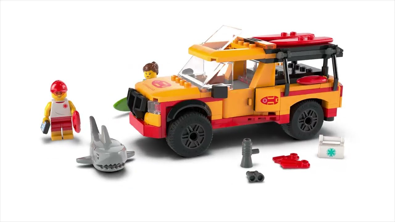LEGO City Lifeguard Truck Construction Set 60453