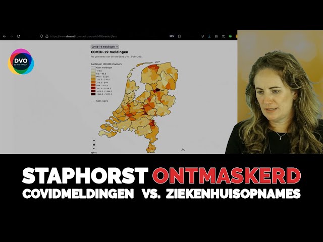 STAPHORST COVIDMELDINGEN VS ZIEKENHUISOPNAMES | DVO ONTMASKERD