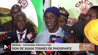 Sénégal : don de 35.000 tonnes de phosphate