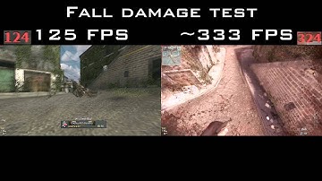 125 fps vs 333 fps MW3 PC