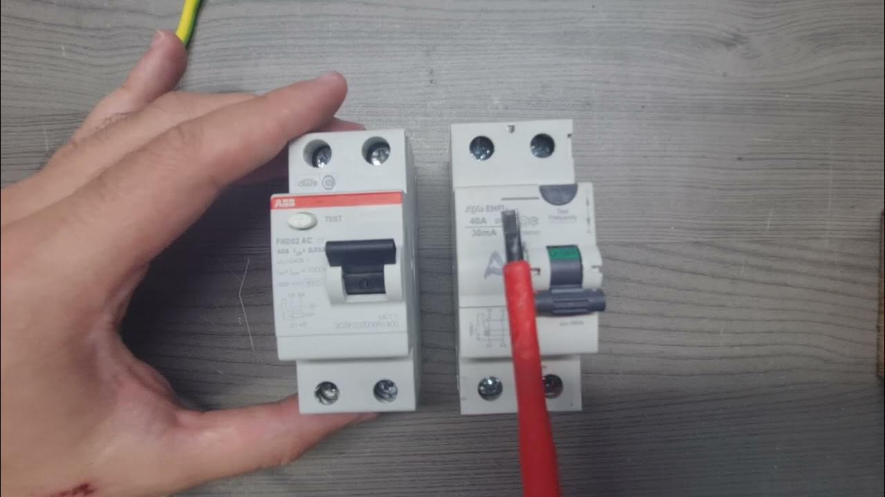 Residual Current Device Tripping (Salvavita Tripping) Type AC and Type A YouTube