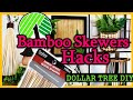 *BEST* $1 Bamboo Skewers HACKS & DIYS | Dollar Tree GENIUS Home Decor 2022