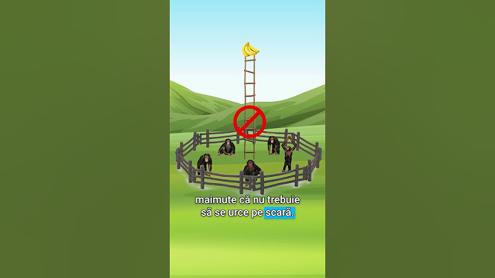 Experimentul cu 5 maimute și bananele de la capătul scării.