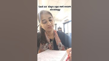 ugc net exam strategy || Last 10 days strategy #motivation #ugcnet #ugcnetexam