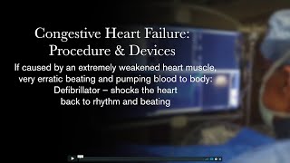 Congestive Heart Failure - Prevention, Diagnosis and Treatment Options, Part 3