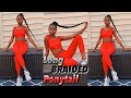 Jumbo Braid Ponytail Using Braiding Hair || NATURAL HAIR