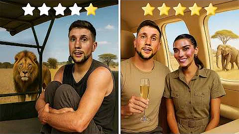We Tried 2 African Safaris (BUDGET vs. LUXURY) thumbnail