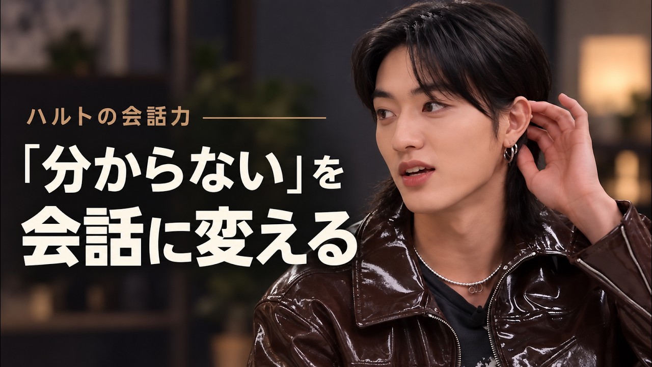 ハルトの韓国語が自然な理由｜会話が続く3つのコツ【TREASURE】
