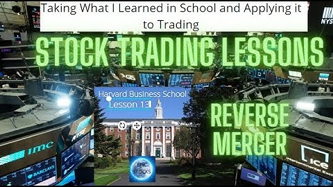 Stock Lesson 13 - Reverse Merger - What is It? #epicstocks
