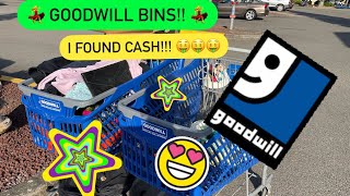 Let’s GO Thrift At Goodwill Outlet! I Found Cash $$$$ in the BINS! Come Thrift With Me!
