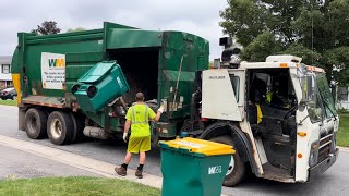 Waste Management Mack LEU McNeilus MSL Side Loader Garbage Truck Packing Out by East Coast Refuse 1,389 views 2 months ago 8 minutes, 3 seconds