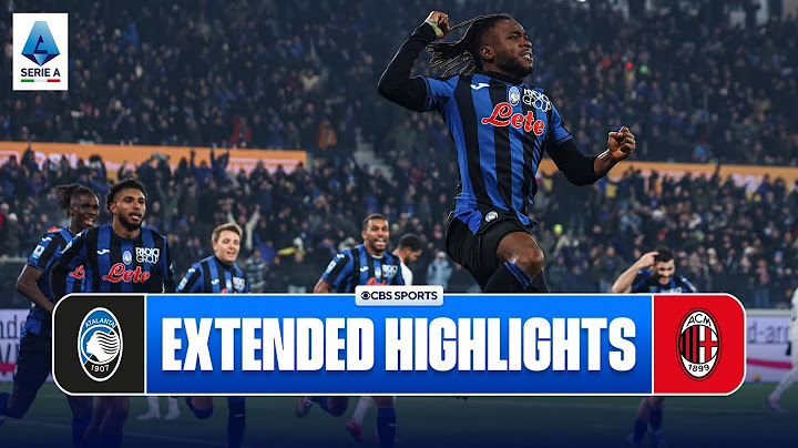 Atalanta vs. AC Milan: Extended Highlights | Serie A | CBS Sports Golazo