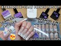 Xl french chanel nails  btartbox xcoat soft gel nail tips easy beginner square gel x nails at home
