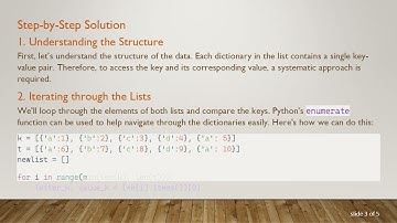 Efficiently Matching and Joining Keys/Values in Dictionary Lists with Python