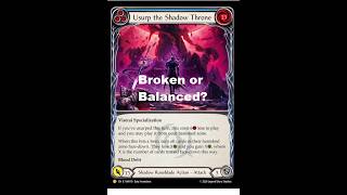 Week 1 - Usurp the Shadow Realm Spoilers - CC and SAGE discussion