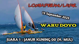 Final Lomba Perahu Layar Pantai Waru Doyo - 13 September 2023
