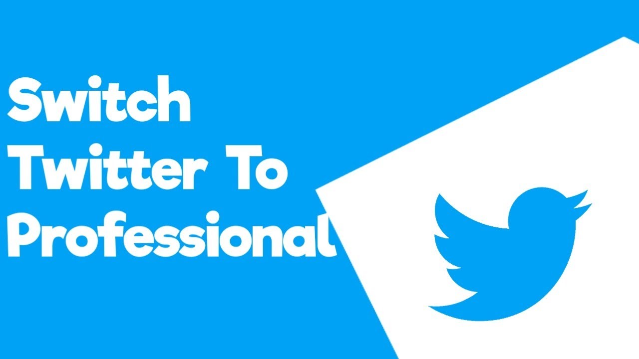 how-to-get-twitter-professional-account-new-feature-youtube