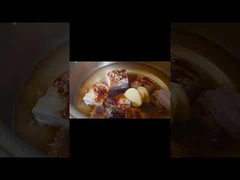 豚の角煮（過去動画）ショート動画 #asmr #料理音  #晩ごはん  #煮物  #cooking