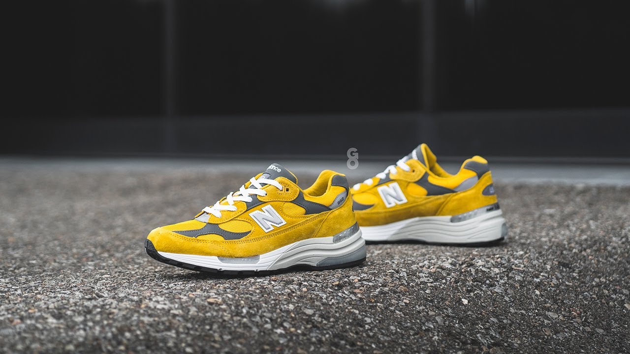 new balance grey yellow