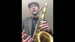 Greg Fishman teaches false fingerings for low C on tenor
