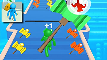 GIANT HAMMER 🏃🔨👊💪 All Levels Gameplay Walkthrough Android iOS New Level 6-7