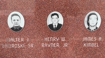 The Graves of 3 Firefighters Who Lost Their Lives in A Furniture Store Fire